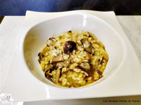 Risotto de setas fácil y rápido Las Recetas Fáciles de María