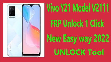 Vivo Y Model V Frp Unlock Click New Easy Way For Unlock