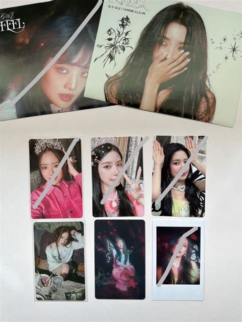 Wts Wtt Gidle I Feel Album Pcs Yuqi Minnie Miyeon Shuhua Soyeon