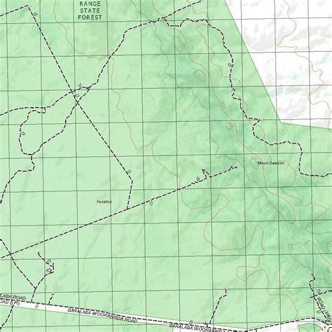 Getlost Map 8849 Baralaba Qld Topographic Map V15 175000 Map By