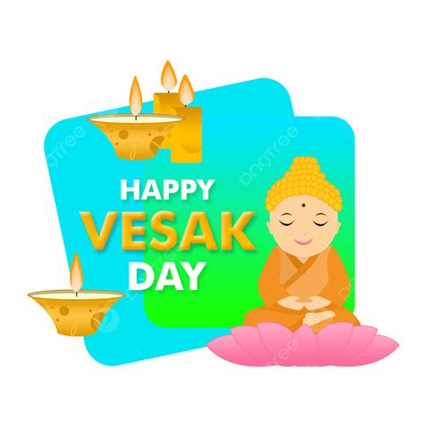 Feliz Dia De Vesak Vector Png Vesak Buda Budista Png Y Psd Para The