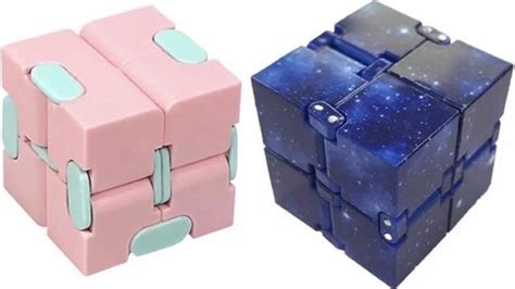 Fidget Cube Infinity Cube Roze Fidget Toy Fidgets Speelgoed