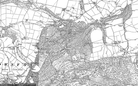 Historic Ordnance Survey Map of Downton Castle, 1902