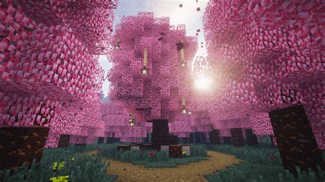 Custom Cherry Tree Minecraft