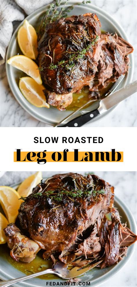 Slow roasted leg of lamb – Artofit