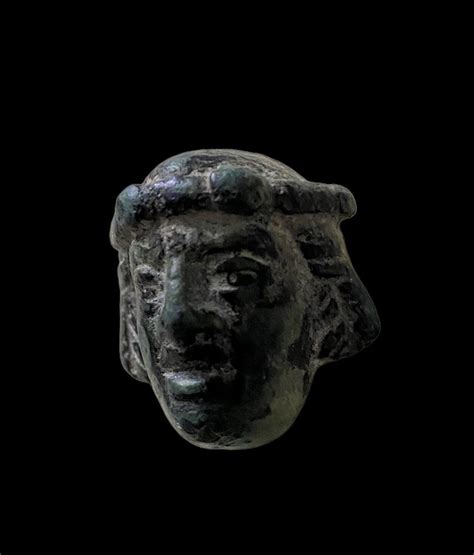 Proantic: A Roman Theater Mask Bronze, Circa 100-200 Ad