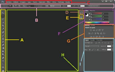 Ventana Principal De Photoshop Y Sus Partes