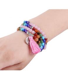 Bracciale Mala Tibetano Grani Acquistare A Buon Mercato Spedizione