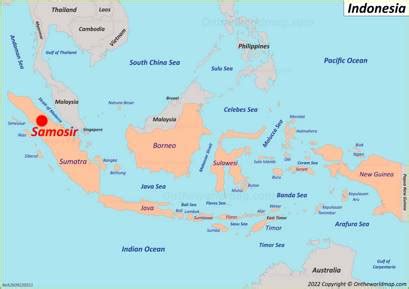 Samosir Island Map | Indonesia | Discover Samosir Island and Lake Toba ...