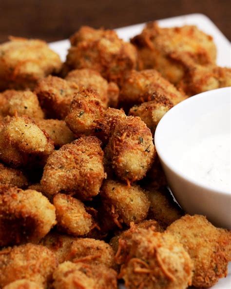 Gebackene Blumenkohl Parmesan Nuggets