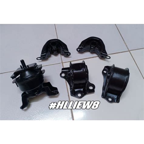 Hlliew8 Honda Civic 1996 ~ 1999 Ej Ek S03 S04 S21 Engine Mounting Set 5 Pieces