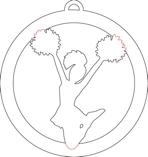 Cheer Svg Gift For Cheerleading Coach Ornament Or Car Charm Etsy