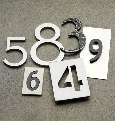 Decorative Bronze House Numbers Randolph Indoor And Outdoor Design