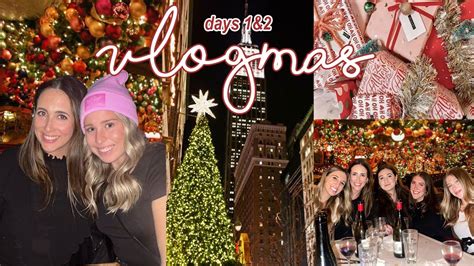 VLOGMAS IN NYC Days 1 2 Secret Santa Gift Shopping Kicking Off