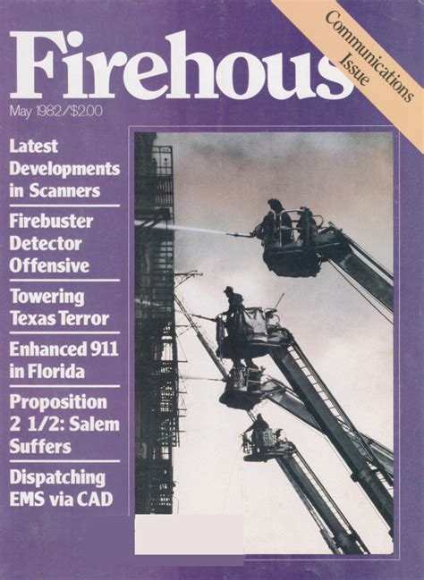 Firehouse Magazine Covers Through The Years