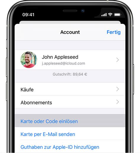 App Store Itunes Geschenkkarte Einl Sen Apple Support