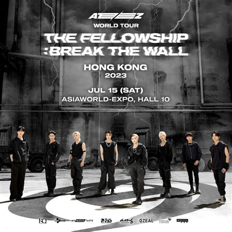 2023 Ateez World Tour The Fellowship Break The Wall In Hong Kong