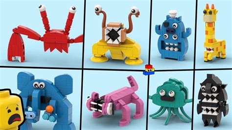 All Lego Garten Of Banban Monsters And Bosses As Minifigs