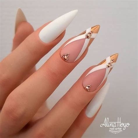 Gorgeous Metallic Nail Art Designs Cuded Chic Nails Metallic