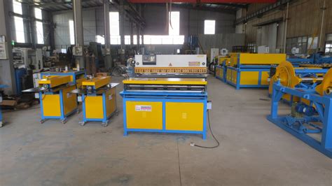 HVAC Duct Beading Machine With Auto Duct Line Beader 1300mm And 2000mm