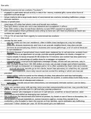 Sex Sells Notes Pdf Sex Sells Prostitutes Commercial Sex Workers