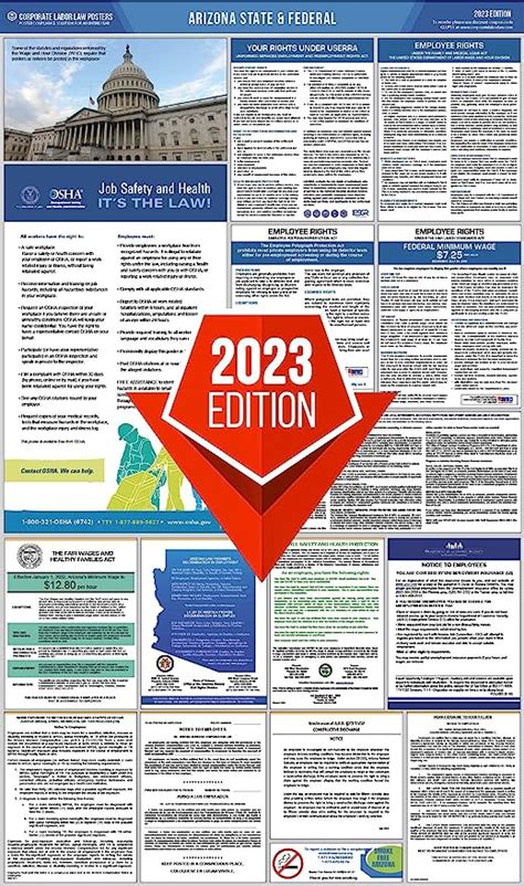 Corporate Labor Law Posters 2023 Arizona State And Federal