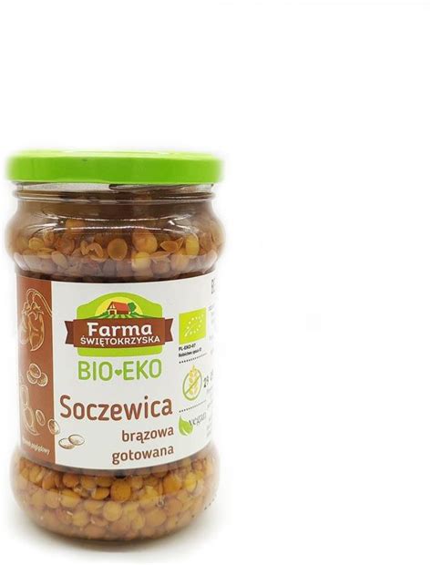 Bio soczewica brązowa gotowana 300g Ceny i opinie Ceneo pl