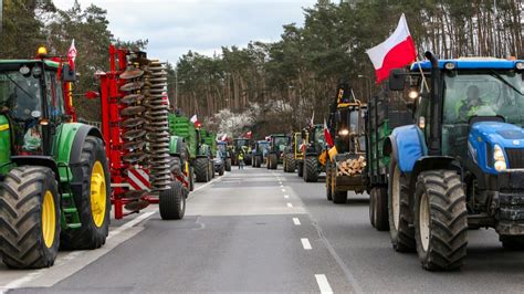 Protest Rolnik W Marca Gdzie B D Utrudnienia Wprost