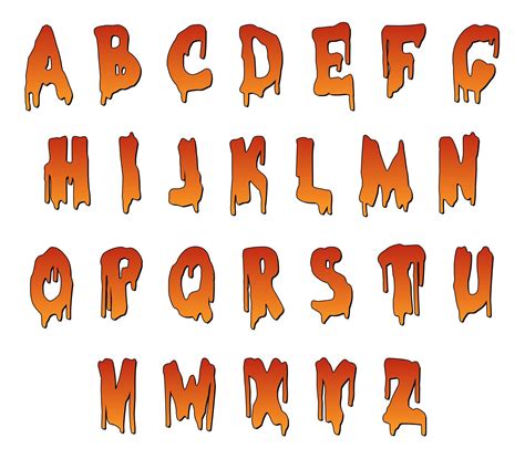 10 Best Printable Scary Letters