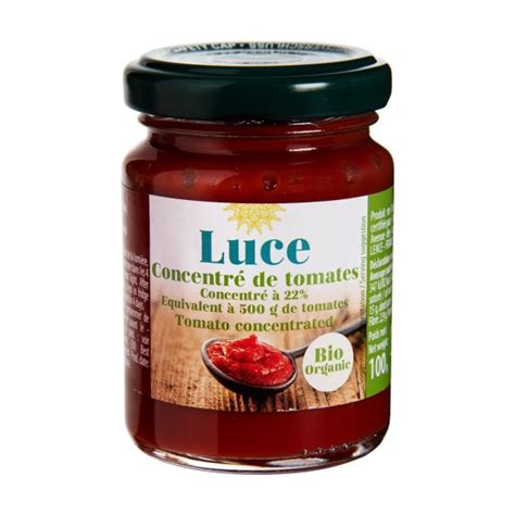 CONCENTRE TOMATES 22 100G LUCE BIO EntreAmis Bio