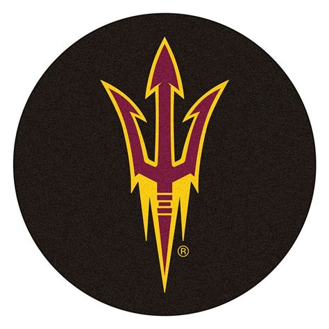 Arizona State Sun Devils Ncaa Puck Mat Diameter Arizona State