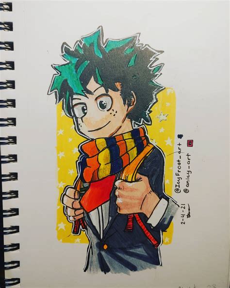 Deku fan art by me : r/BokuNoHeroAcademia