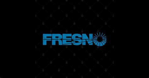 fresno logo fresno sticker teepublic