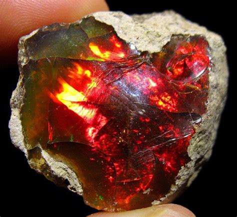 Incredible Raw Fire Opal From Mexico What Do You Think About It