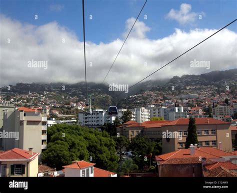 Cable car to Monte in Madeira Stock Photo - Alamy