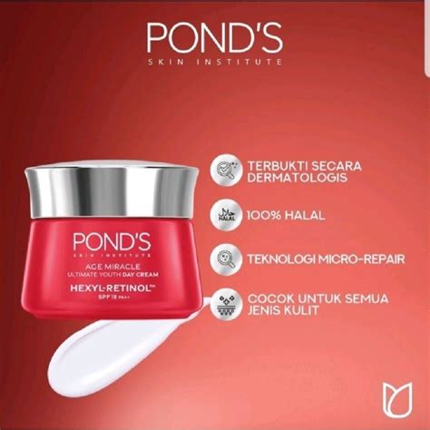 Jual Ponds Age Miracle Ultimate Youth Day Cream Hexyl Retinol G