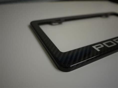 Brand New 100 REAL CARBON FIBER LICENSE PLATE FRAME Mercedes AMG EBay