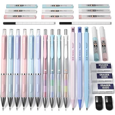 Amazon Nicpro Pcs Pastel Mechanical Pencil Set Cute Mechanical