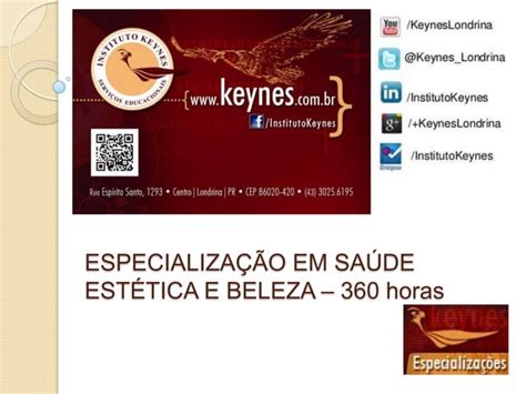 Pós Graduação em saúde Estética e beleza Instituto Keynes Londrina PR