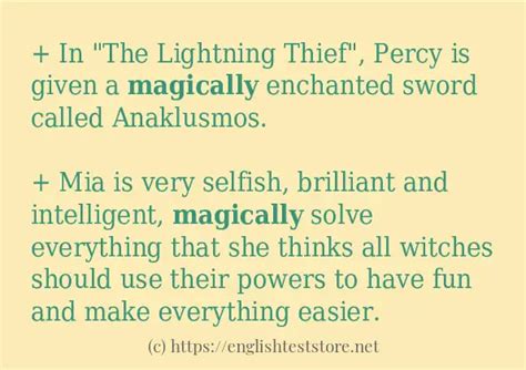 Magically Some Sentence Examples Englishteststore Blog