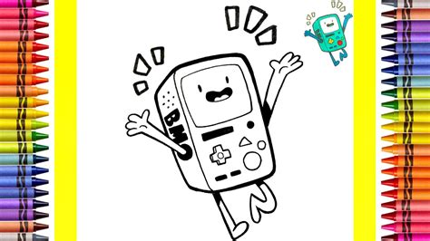 Bmo Adventure Time Coloring Pages