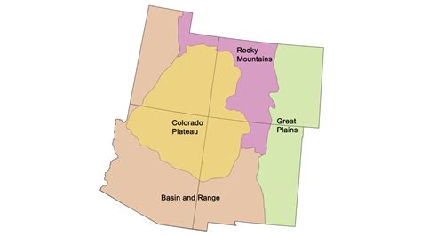 Rocky Mountain Region Map