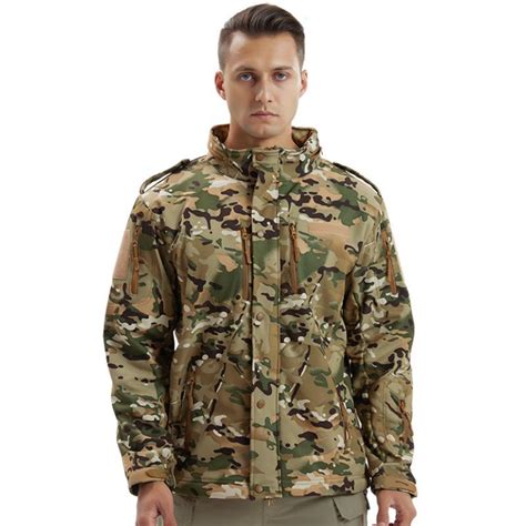 Buy Mens Autumn And Winter Outdoor Sports Camouflage Waterproof Jacket