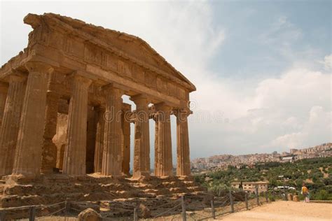 Templo De La Fachada De Concordia Valle De Los Templos Agrigento