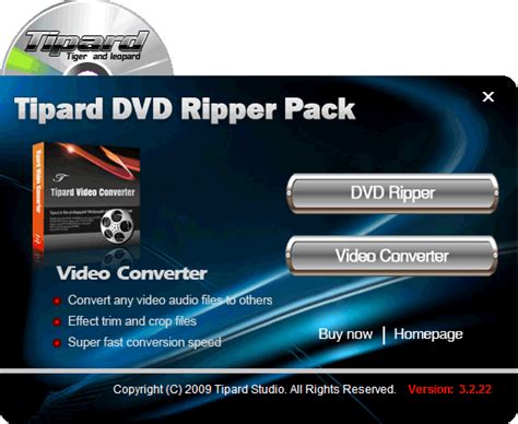 tipard dvd ripper pack  dvd rippers  total video converter