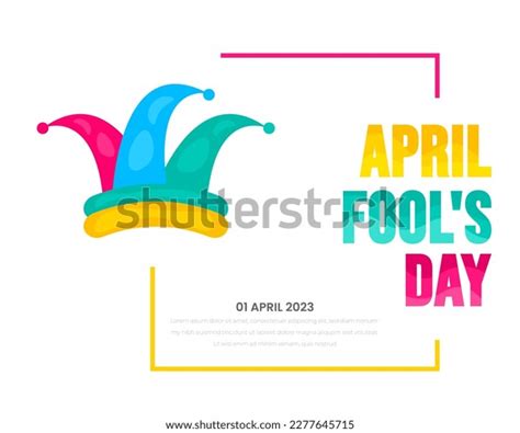 April Fools Day Background Banner Design Stock Vector (Royalty Free ...