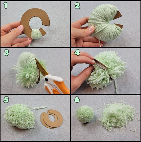 Six Ways To Make A Diy Pom Pom Crafting Basics Diy Pom Pom How To Make A Pom Pom Diy Yarn