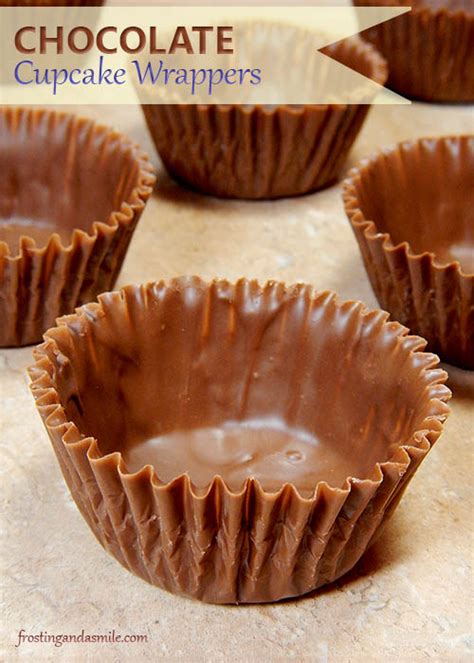 Edible Chocolate Cupcake Wrappers Frosting And A Smile