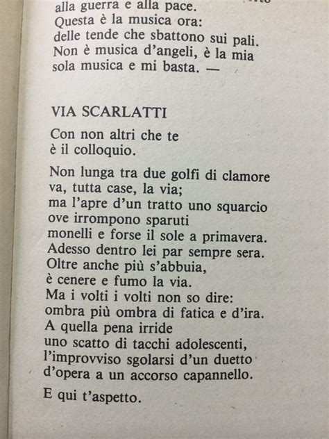 La Poesia Del Giorno “via Scarlatti” Vittorio Sereni Carteggi