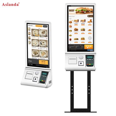 Order Kiosk Touch Kiosk Self Payment Machine Self Service Payment